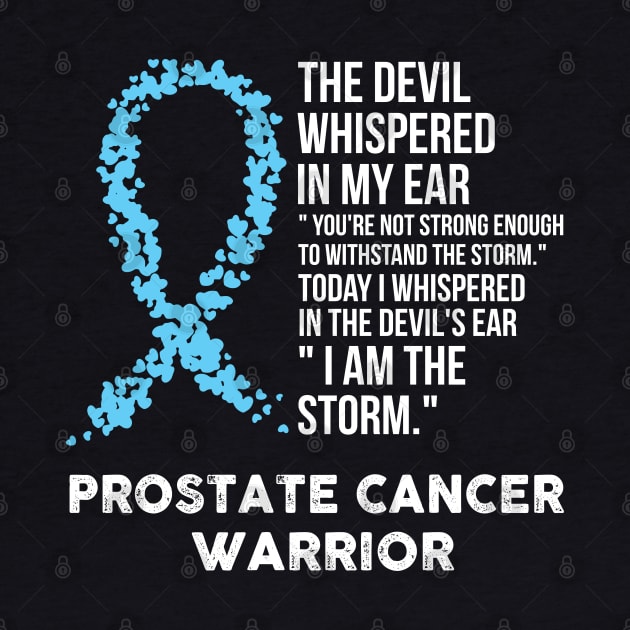 The Devil- Prostate cancer Awareness Support Ribbon by HomerNewbergereq